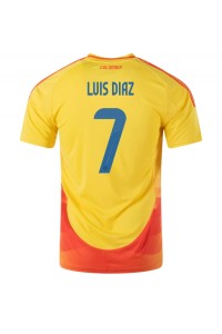 Colombia Luis Diaz #7 Voetbaltruitje Thuis tenue Copa America 2024 Korte Mouw